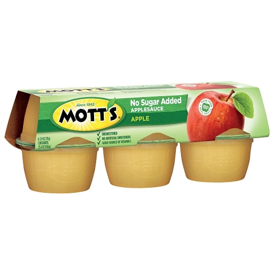 Motts As Apple Unsweetened Applesauce, 12 x 6 x 3.9 oz Case - DOT product image 4