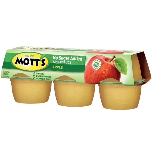 Motts As Apple Unsweetened Applesauce, 12 x 6 x 3.9 oz Case - DOT product image 5