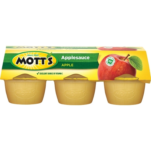 Motts As Apple Original Applesauce Cup, 12 x 6 x 4 oz Case - DOT product image 2