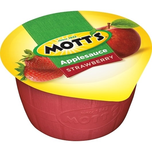 Mott's Strawberry Applesauce Cup, 12 x 6 x 4 oz Case - DOT product image 3