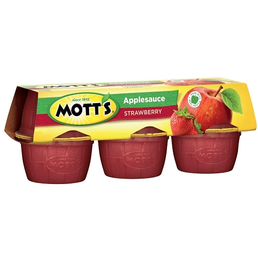 Mott's Strawberry Applesauce Cup, 12 x 6 x 4 oz Case - DOT product image 4