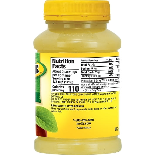Mott's Original Applesauce, 12 x 24 oz Case - DOT product image 4