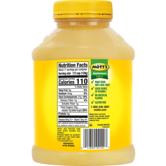Mott's Applesauce, 8 x 48 oz Case - DOT product image 3