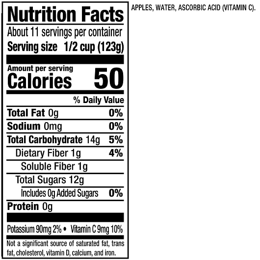 Mott's Unsweetened Applesauce, 8 x 46 oz Case - DOT product image 7