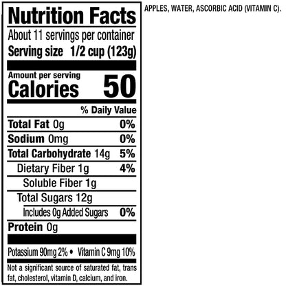 Mott's Unsweetened Applesauce, 8 x 46 oz Case - DOT product image 7