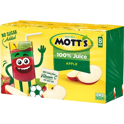 Mott's 100% Apple Juice Tetra Box, 32 x 6.75 oz Case - DOT product image 5