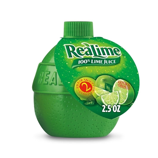ReaLime 100% Lime Juice, Bulk Size Case (2.5 Fl.Oz. Bottles, Pack Of 24) - DOT product image 1