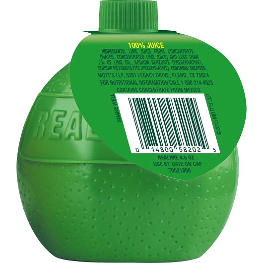 ReaLime Retail Realime Juice, 24 x 4.5 fl oz Case - DOT product image 3