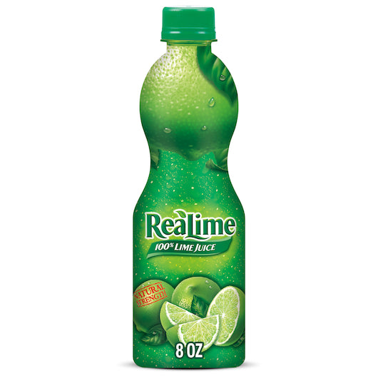 ReaLime Lime Juice, 12 x 8 fl oz Case - Condiments & Sauces