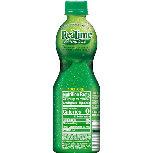 ReaLime Lime Juice, 12 x 8 fl oz Case - DOT product image 3