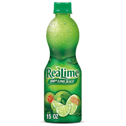 ReaLime 100% Lime Juice, Bulk Size Case (15 Fl.Oz. Bottles, Pack Of 12) - DOT product image 1