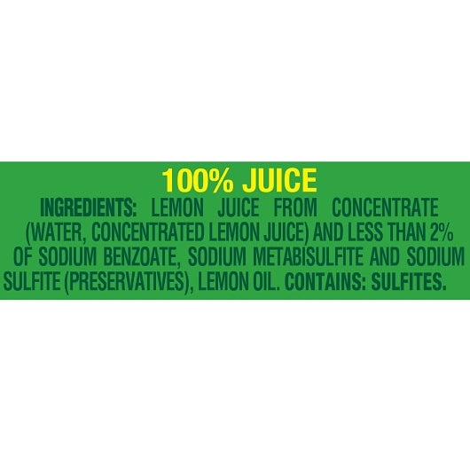 Realemon Lemon Juice, 24 x 4.5 fl oz Case - DOT product image 3