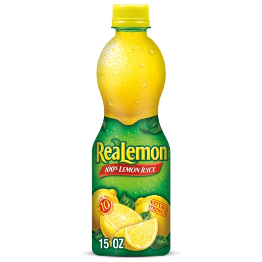 ReaLemon Juice Retail Squeeze, 12 x 15 fl oz Case - Condiments & Sauces