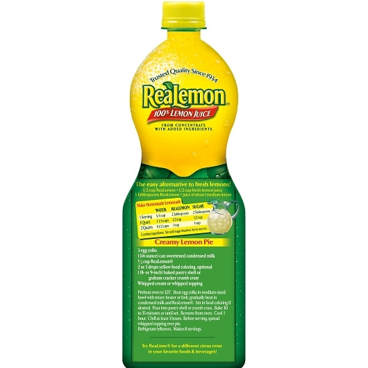ReaLemon Lemon Juice, 12 x 32 fl oz Case - DOT product image 7