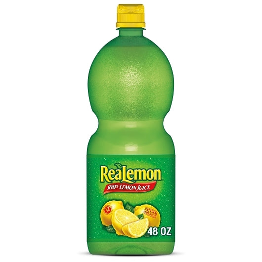 ReaLemon Lemon Juice, 8 x 48 fl oz Case - Condiments & Sauces