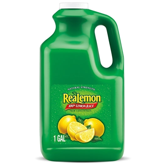 ReaLemon Lemon Juice, 4 x 128 fl oz Case - Condiments & Sauces
