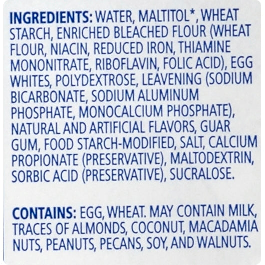 Hill & Valley Sugar Free Angel Food Cake, 12 x 9 oz Case - DOT product image 4
