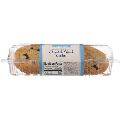 Hill & Valley Sugar Free Chocolate Chunk Cookie, 8 x 15 oz Case - DOT product image 3