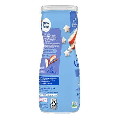 Gerber Graduates Non-GMO Apple Cinnamon Puffs Cereal Baby Snack Canister, 6 x 1.48 oz Case - DOT product image 7