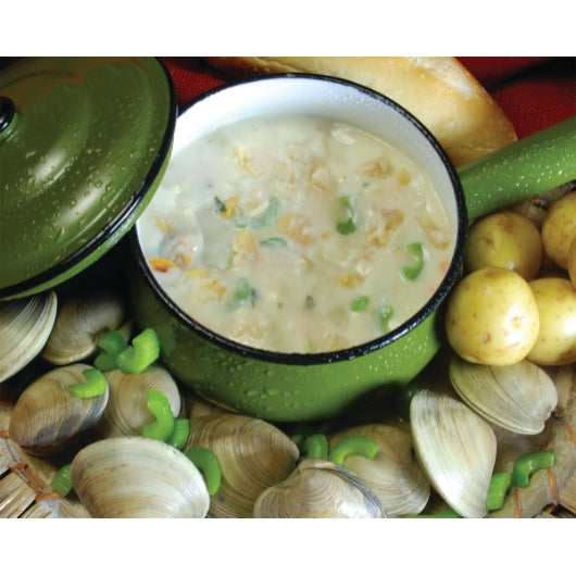 Taste Traditions NEW ENGLAND CLAM CHOWDER Soup, 2 x 8 lb Case - Alternate product angle or state