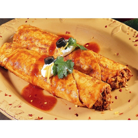 Taste Traditions Shredded Chicken Enchilada, 1 x 7.5 lb Case - Alternate product angle or state