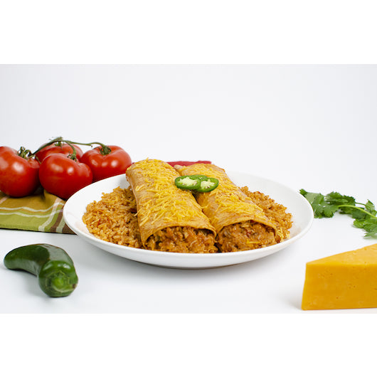 Taste Traditions Spiced Shell Chicken Enchilada, 1 x 9 lb Case - Alternate product angle or state