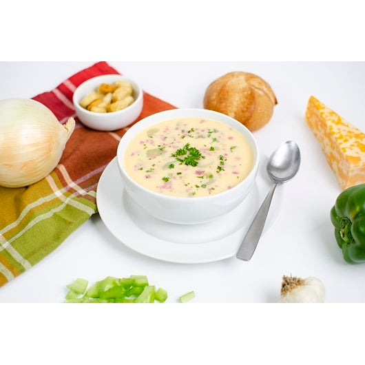 Taste Traditions Retail Wisconsin Cheddar Soup, 6 x 3 lb Case - Prepared Foods