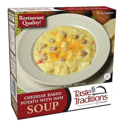 Taste Traditions Retail Cheddar Baked Potato with Ham Soup, 6 x 3 lb Case - DOT product image 6