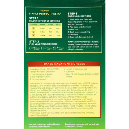 Creamette Pasta Elbow Macaroni, 8 x 48 oz Case - DOT product image 2