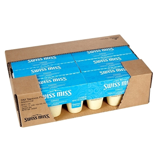 Swiss Miss Tapioco Pudding, 8 x 3.5 oz Case - Bakery & Desserts
