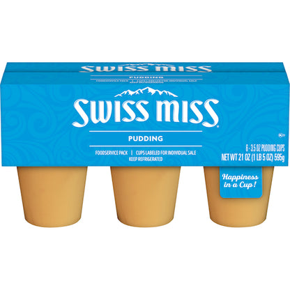 Swiss Miss Pudding Butterscotch, 8 x 3.5 oz Case - Bakery & Desserts