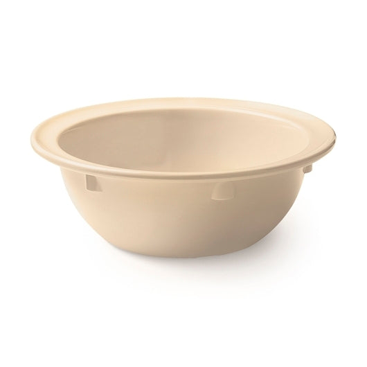 G.E.T. Enterprises 5.75 Inch 13 Ounce Tan Rimmed Bowl, 1 x 4 DZ Case - Plates Bowls