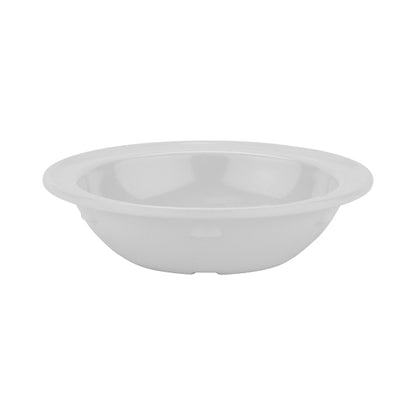 G.E.T. Enterprises Supermel Rimmed White Deep Bowl, 1 x 4 DZ Case - Plates Bowls