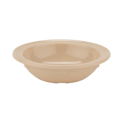 G.E.T. Supermel Rimmed Deep Tan Bowl, 1 x 4 DZ Case - Plates Bowls
