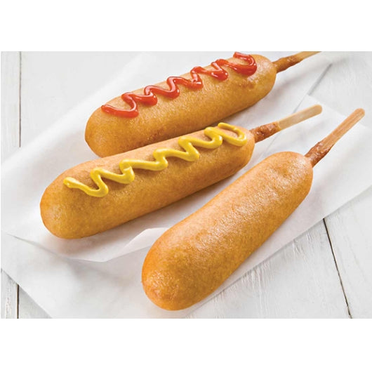 Sigma Foodservice Honey Battered Corn Dogs, 6 x 8 each Case - Pantry Ingredients