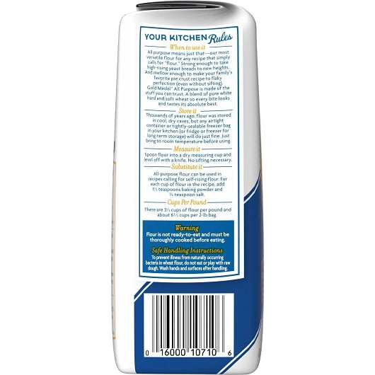 Gold Medal Enriched Bleached Pre-Shifted All Purpose Flour, 18 x 2 lb Case - DOT product image 6