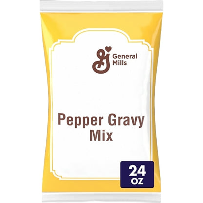 General Mills Pepper Gravy Mix, 6 x 1.5 lb Case - Bakery & Desserts