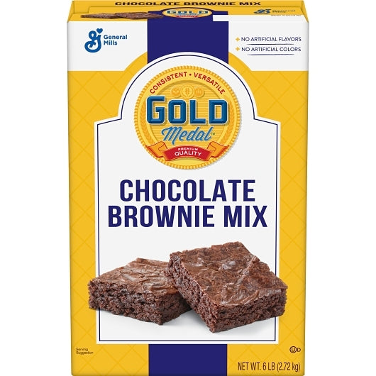 Gold Medal Chocolate Brownie Mix, 6 x 6 lb Case - Bakery & Desserts
