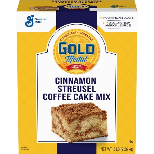 Gold Medal Cinnamon Streusel Coffee Cake Mix, 1 x 6 ct Case - DOT product image 3