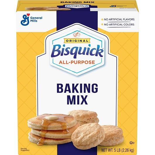 Bisquick Original All-Purpose Biscuit Mix, 6 x 5 lb Case - Bakery & Desserts