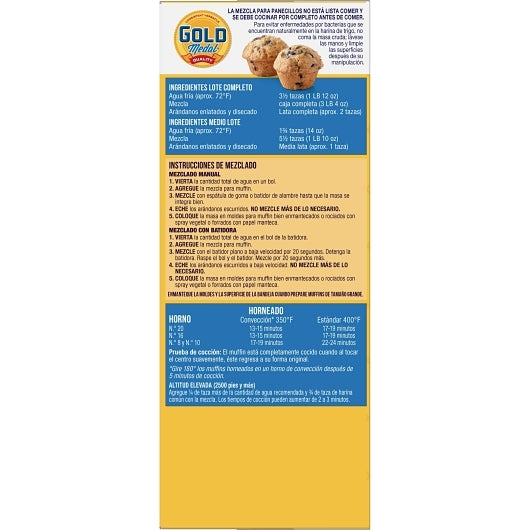 Gold Medal Blueberry Muffin Mix, 6 x 4.87 lb Case - DOT product image 6