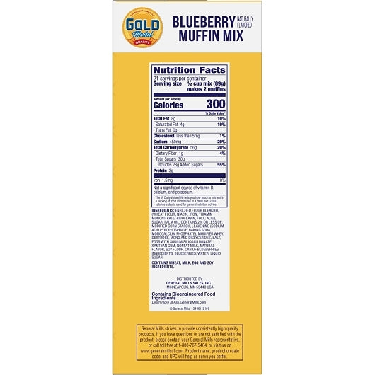 Gold Medal Blueberry Muffin Mix, 6 x 4.87 lb Case - DOT product image 8