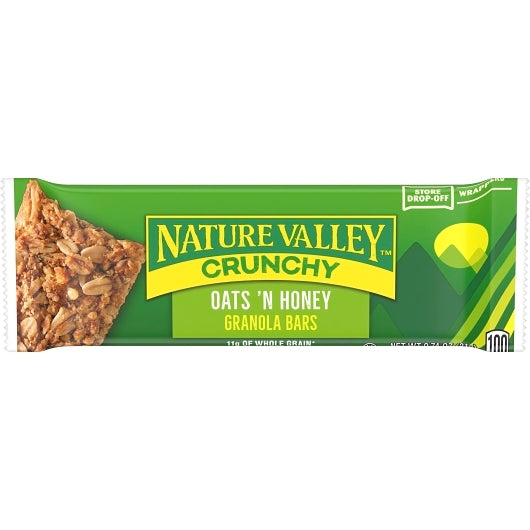 Nature Valley Kosher Oats 'N Honey Crunchy Granola, 144 x 0.74 oz Case - DOT product image 3