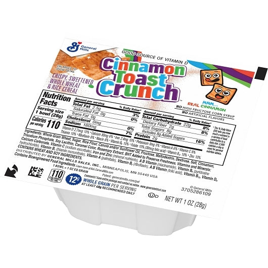 Cinnamon Toast Crunch Cereal Single Serve Bowl Pack, 96 x 1 oz Case - DOT product image 6