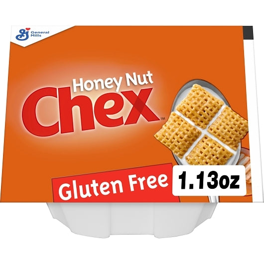 Chex Honey Nut Cereal, 96 x 1.13 oz Case - Plates Bowls