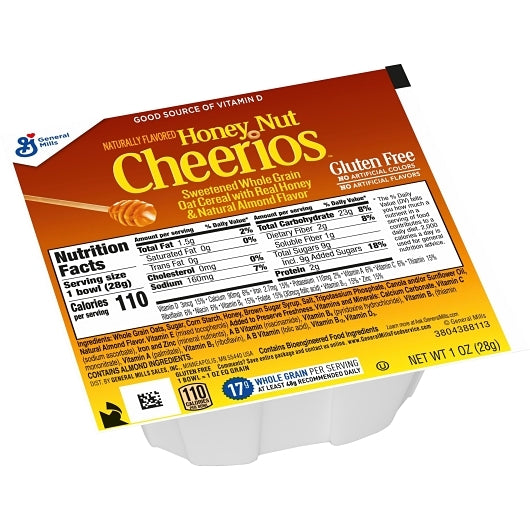Cheerios Honey Nut Whole Grain Oats Cereal, 96 x 1 oz Case - DOT product image 4