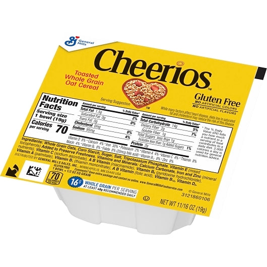 Cheerios Gluten-Free Cereal Single Serve, 96 x 0.69 oz Case - DOT product image 8