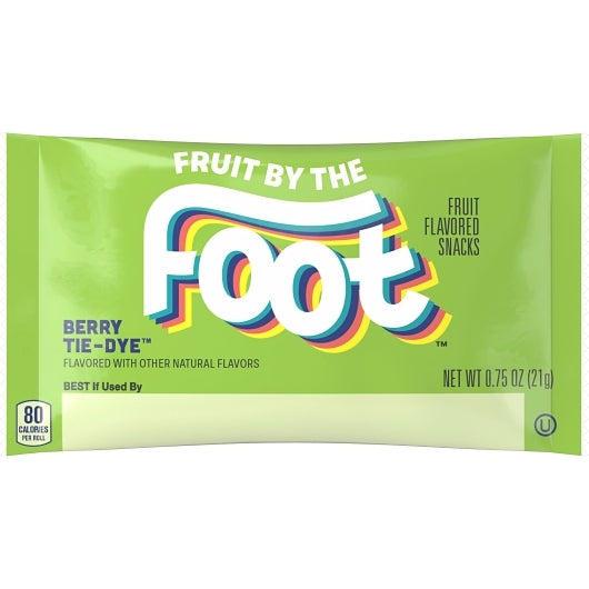 Betty Crocker Fruit by the Foot Individually Wrapped Berry Tie Dye, 96 x 0.75 oz Case - DOT product image 5