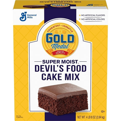 Supermoist Devils Food Devil'S Food Cake Mix, 6 x 4.5 lb Case - DOT product image 2