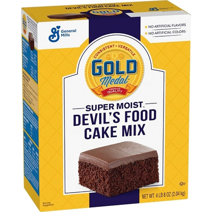 Supermoist Devils Food Devil'S Food Cake Mix, 6 x 4.5 lb Case - DOT product image 5